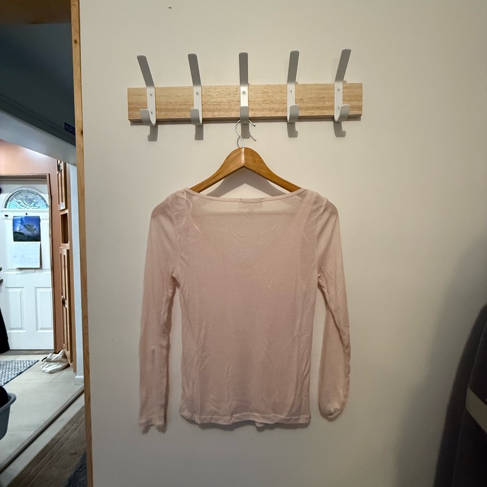 Pink Rose Soft Blush Knit Top